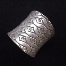 Fine Silver Rings Jewelry Ethno Anello Argento Adjustable Evil Eyes Biker 4602