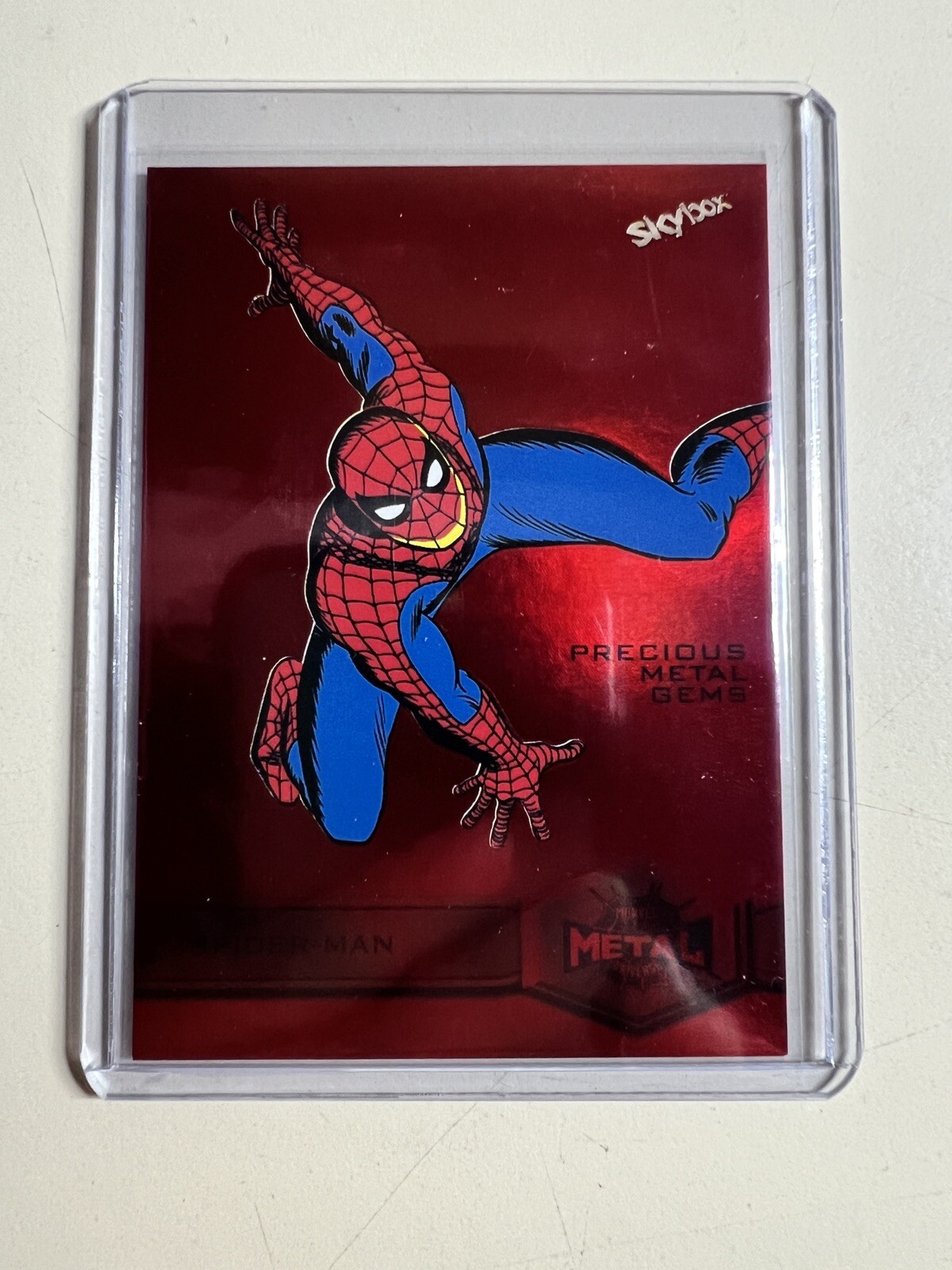 2022 Marvel Metal Universe High Series PMG Red 64/100 Spider-Man #176