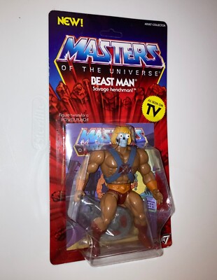UNPUNCHED Masters of the Universe Robot He-Man Error Beast Man MOTU Super7 Chase