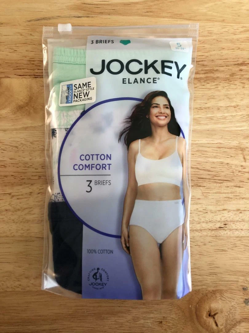 JOCKEY Panties ~ Women's Underwear Elance ~ Sz 5 ~ Briefs ~ Style 1484