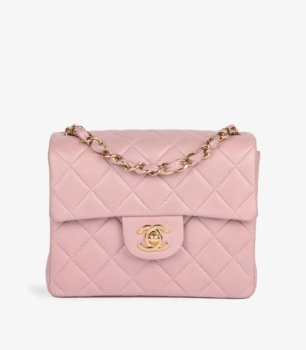 Chanel Pink Lambskin Small CC Crossing Flap Bag ○ Labellov ○ Buy