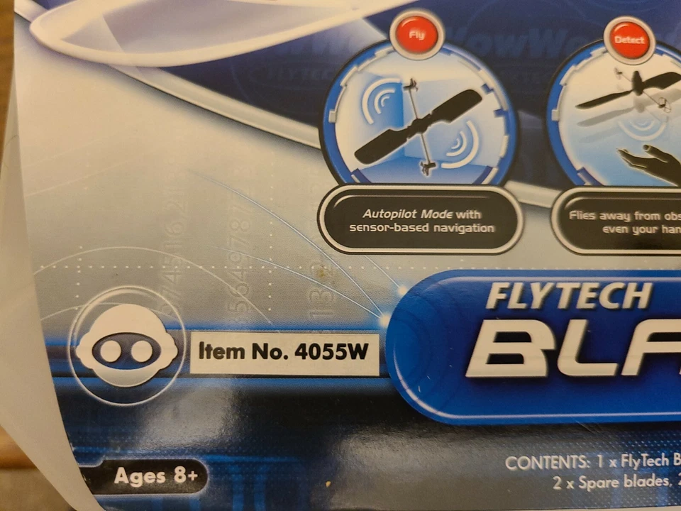 WowWee FLYTECH Bladestar Remote Control RC Helicopter Altitude Brand New - Image 2 of 4