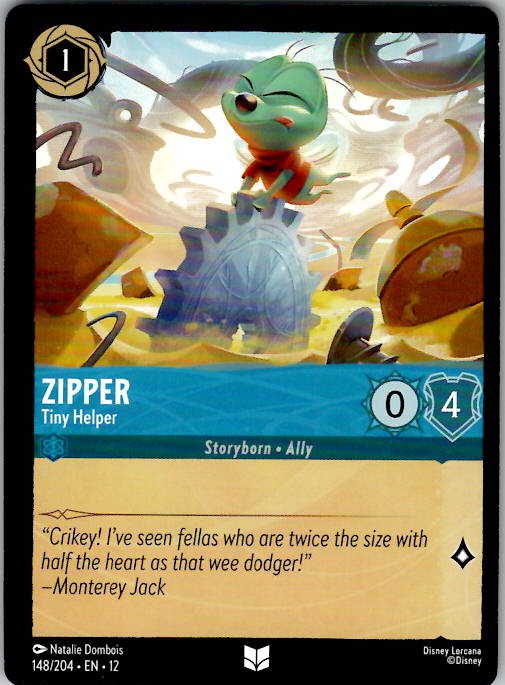 Zipper - Tiny Helper Wilds Unknown 148/204 NM