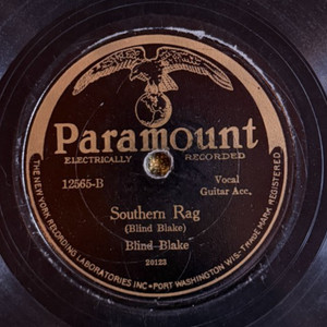 Paramount 12565 BLIND BLAKE Southern Rag/IN THE JAILHOUSE Blues 78rpm 1927 HEAR