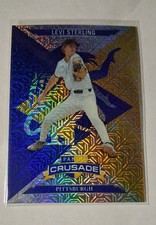 2025 Panini Crusade - Crusade Levi Sterling, Levi Sterling #11 Blue Mojo (RC)