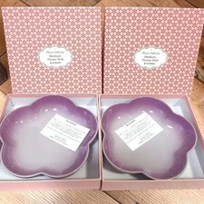 LE CREUSET Plat à fleurs moyennes Cattleya lot de 2 rares NEUF JP