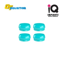 IQ EQUATOR Retentive Caps Rescue Size 2.2mm Strong, Aqua 1.3kg/2.9lbs (4Pk)