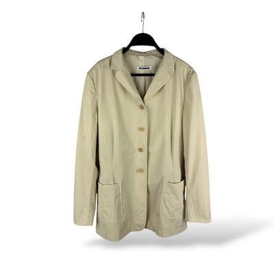 Jil Sander Women's Blazer Jacket 3 Buttons Size 42
