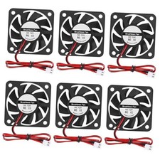 6PCS DC 12V Cooling Fan 50x50x10mm Computer Fans 5010 DC Silent 5010 12V 2 PIN
