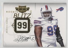2011 Panini Plates & Patches Rookie Blitz 143/249 Marcell Dareus #19 d4e