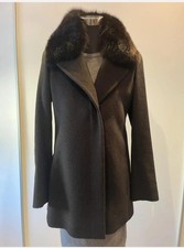 Max Mara Jacke Kurzmantel Gr. 38, wenig getragen, luxuriöses Kamelhaar, schwarz 