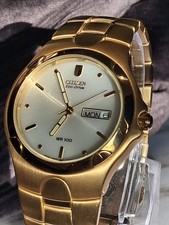 Citizen Eco-Drive Women's Gold Tone Bracelet Watch Day/Date NEW BATTERY