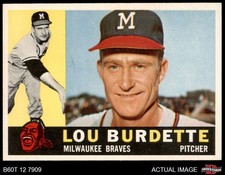 1960 Topps #70 Lew Burdette Braves 8.5 - NM/MT+