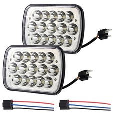 2PCS 5x7 Led Headlights Compatible With International 5900i 7300 7400 9200 94...