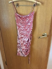 Velvet Vibe Mini Dress Windsor Pink Size Small Dance Homecoming 