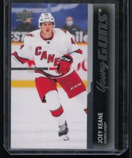 #249 2021-22 Upper Deck Joey Keane YOUNG GUNS Rookie RC Carolina Hurricanes