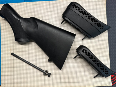 New Takeoff Variable Pad LOP Stock ~ Mossberg 590A1 w/Parkerized Bolt Set