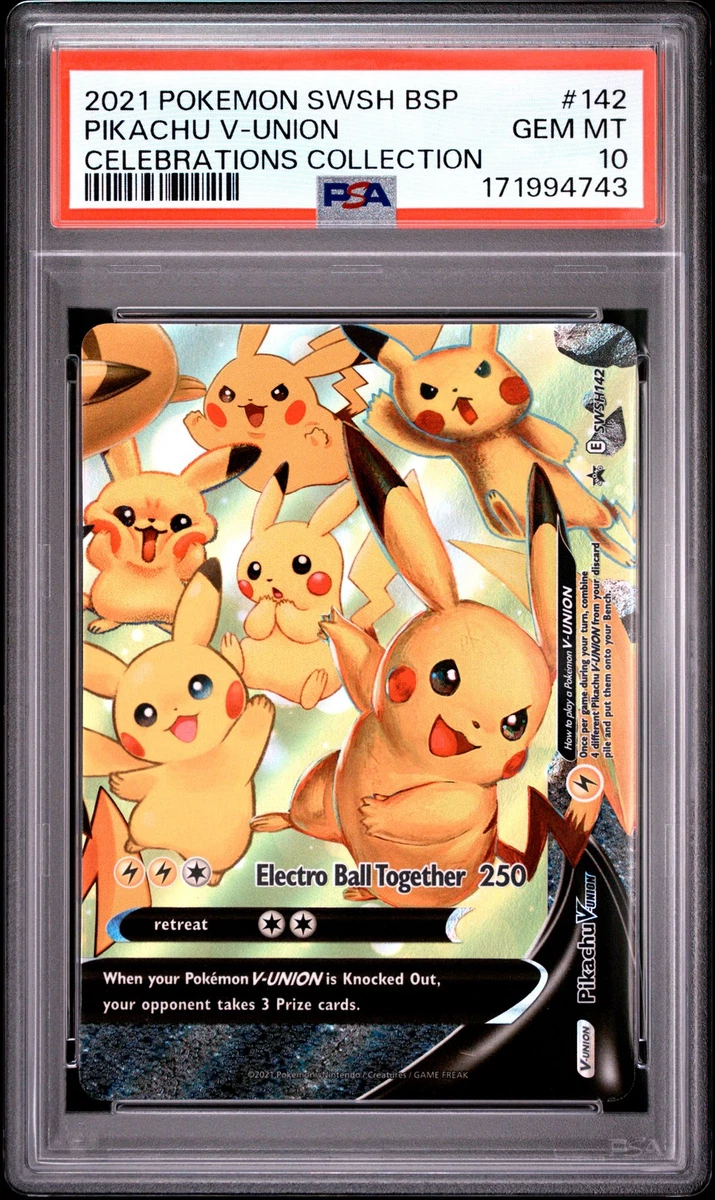Pikachu V-Union Pokémon TCG Cards for sale | eBay