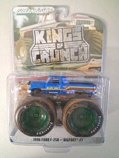 CHASE Ed Greenlight 1/64 1996 Ford F-250 Monster Truck Bigfoot #7 Dirty Version 
