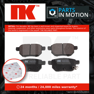 Brake Pads Set Rear 224582 NK 0446612130 0446652140 0446602191 0446612140 New