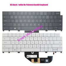 New US Backlit white /black Keyboard For Dell XPS 13 plus 9320 9340 P151G laptop
