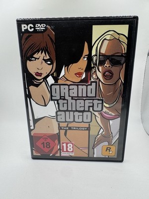 PC Spiel - Grand Theft Auto - The Trilogy - GTA 3 Vice City San Andreas Ovp Cib