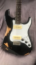 1985 Tokai Super Edition P90 Electric Guitar Seymour Duncan MIJ Black Relic