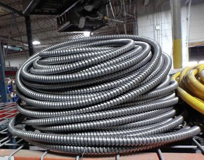 Electric Flex Reduce  Steel Conduit.  1/2 in. X 100 ft.