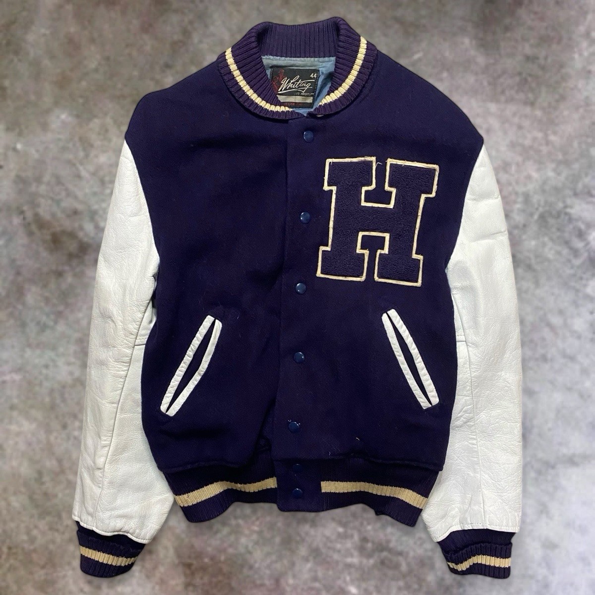 Vintage 60s-70s Whiting Highschool Varsity Jacket size 44 | eBay