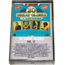 20 Great Oldies I'll Always Remember Vol. 17 Cassette Tape 1982 Rock NEW SEALED