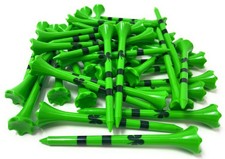 NorthPointe 3  Neon Plastic Golf Tees   Highly Visible Bright Colors