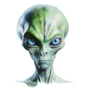 Aliens UFO Space Alien Life Star World Self Adhesive Warning Sticker