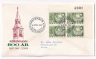STAMP DENMARK "KOBENHAVN 800 YEAR ANNIVERSARY" 1967 FDC ENVELOPE
