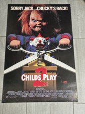 Child's Play 2 1990 Original Movie Poster 27x40 DS Double Sided Chucky Horror