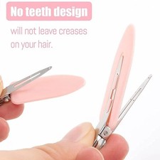  Rhinestone Hair Clips Metal Shiny Styling Diamond Cut Pin Clip Gold 