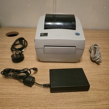 Zebra LP2844  Thermal 4x6inch Label Printer with power supply leads and new roll