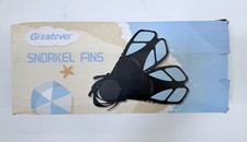 Snorkel Fins Short Blade S/M Size 4.5-8.5 TPR Diving