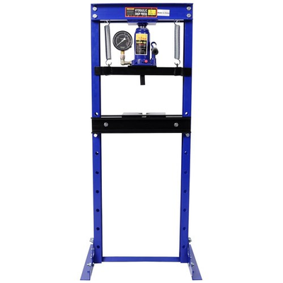 #ad 12Ton Bottle Jack Shop Press with Gauge Bend Straighten or Press Parts $276.99
