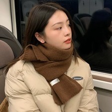 Winter Women Ladies Long Knit Scarf Warm Soft Solid Color Wool Shawl Wrap Woolen