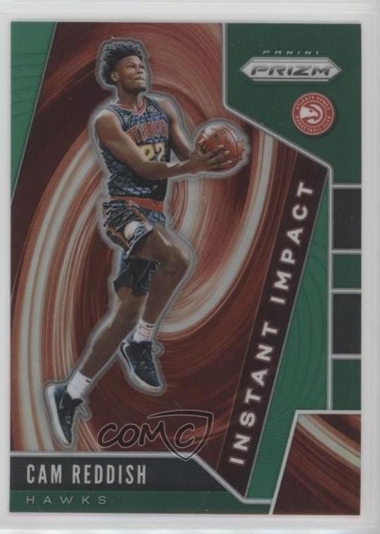 2019-20 Panini Prizm Instant Impact Green Prizm Cam Reddish #18 Rookie RC 0o69