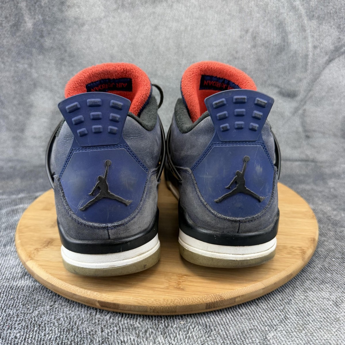 Jordan Air Jordan 4 Retro Shoes Mens Size 12 Blue Suede  display picture 2