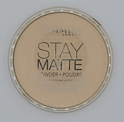 Rimmel Stay Matte Lightweight Pressed Powder 001 Transparent 0.49 Oz