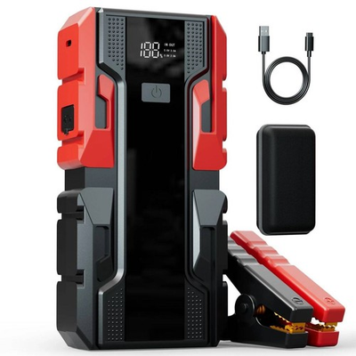 #ad #ad 12V Car Jump Starter 3000A Booster Jumper Power Bank Battery Charge LCD Display $44.99