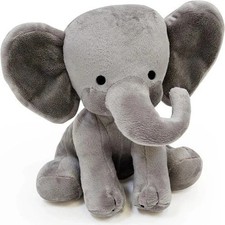 25cm Gray Elephant Stuffed Plush Toys Kawaii Animals Soft Stuffed Pillow doll