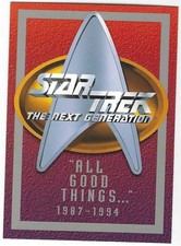 Star Trek Next Generation Skybox Episodes Sea...