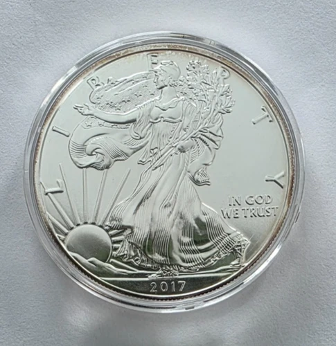 2017 1 Oz Silver American Eagle BU .999 Silver coin uncirculated