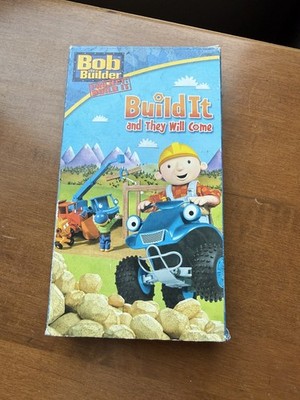 Vintage 2005 Bob the Builder Build It and They Will Come VHS-Tested-Works-RARE