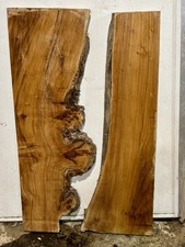 R84 Siberian Elm Burl Live Edge River Table Set 36x26x1.5 DIY Epoxy River Table