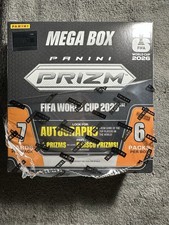 2026 Panini Prizm FIFA World Cup Soccer Factory Mega Box- Target Cut Seal