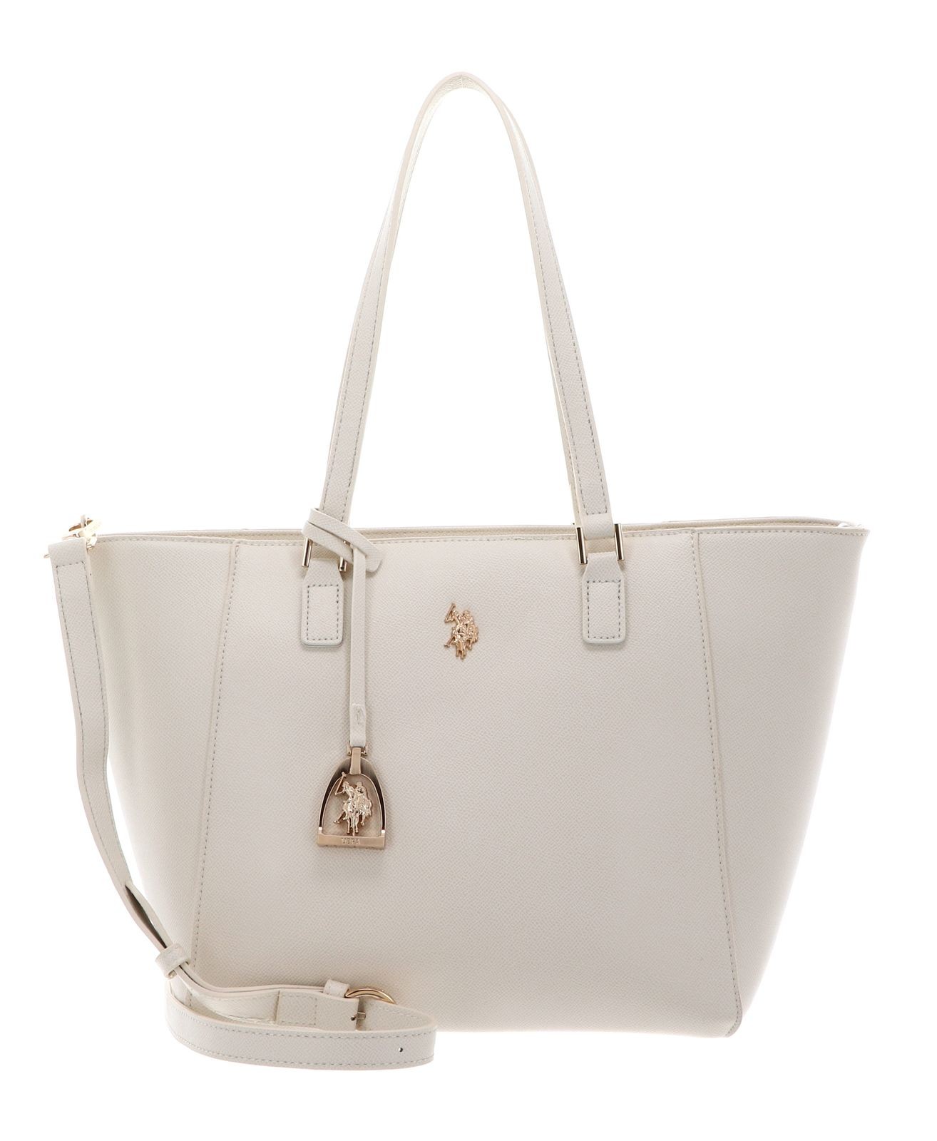 U.S. POLO ASSN. shoulder bag Jones Shopping Bag Cream White